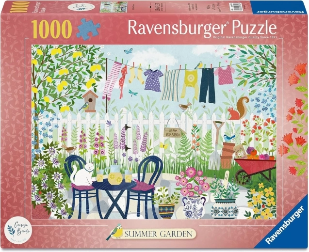 Puzzle Ravensburger Giardino estivo 1000 pezzi