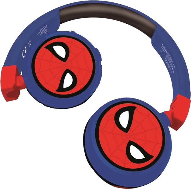Cuffie per bambini wireless e cablate SPIDER-MAN, pieghevoli