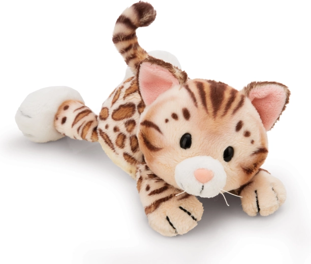Gatto del Bengala di peluche NICI sdraiato 20 cm Green