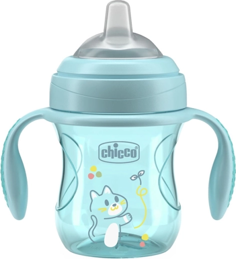 Chicco tazza di transizione con manici pink 200 ml (4m+)
