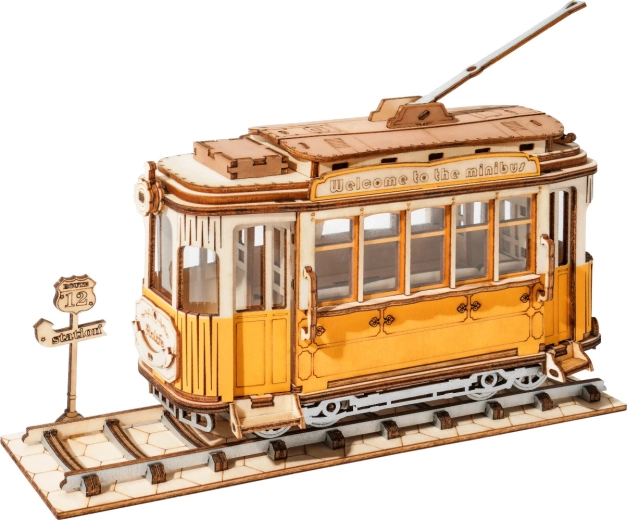 Puzzle 3D in Legno Tram di Rolife