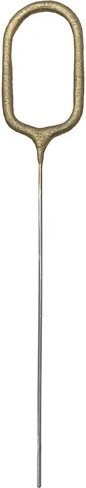 Fontana per torta (fuoco freddo) numero 0 dorata 15 cm - 1 pezzo