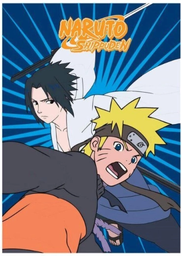 Coperta in pile Naruto
