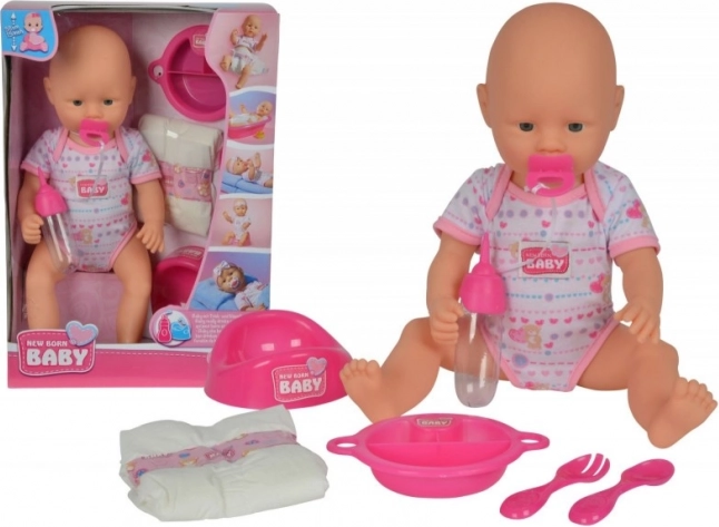 Neonato con accessori