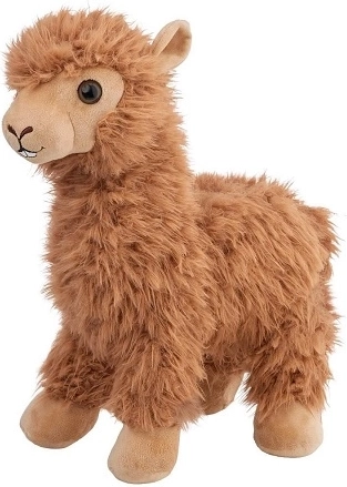Alpaca di peluche marrone 30 cm
