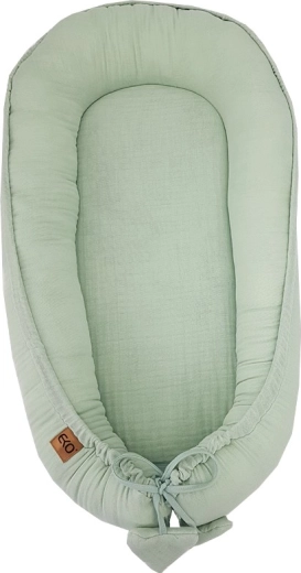 Nido in mussola EKO per neonato Mint 90 × 60 cm