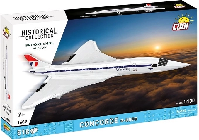 Set di costruzioni COBI Concorde G-BBDG 518 pezzi