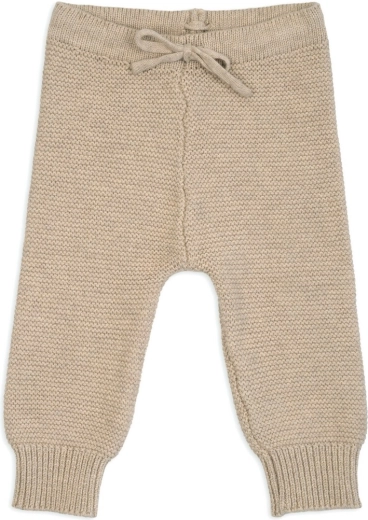 Lodger pantaloni in maglia merino beige, taglia 68