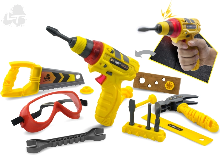 Set di attrezzi Tuff Tools con occhiali