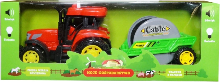 Trattore con rimorchio e modulo sonoro polacco – La Mia Fattoria