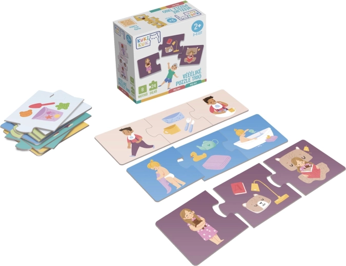 Puzzle trio Veeeelike Il mio giorno - puzzle educativo