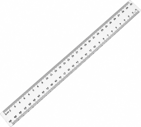 Righello in plastica TAURUS 30 cm - 1 pezzo