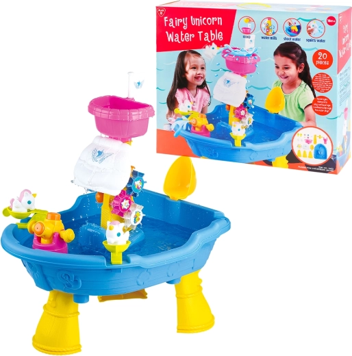 Tavolo ad acqua con unicorno PLAYGO – set da 20 pezzi