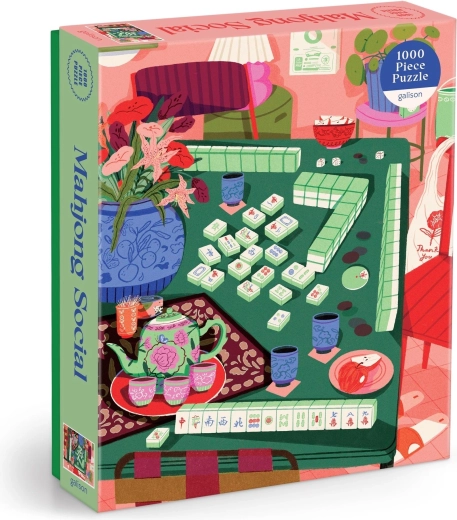 Puzzle Galison Mahjong Social da 1000 pezzi
