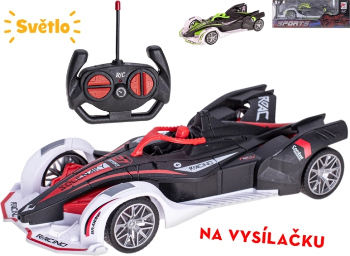 Auto RC Formula 20 cm con controllo completo ed effetti luminosi