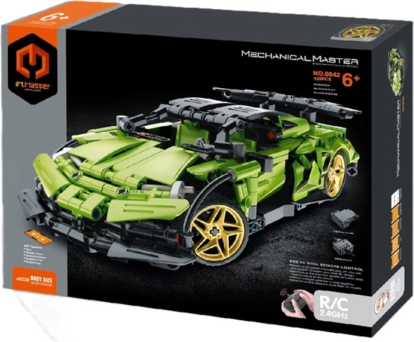 IM.MASTER RC auto da corsa lime (429 pezzi)