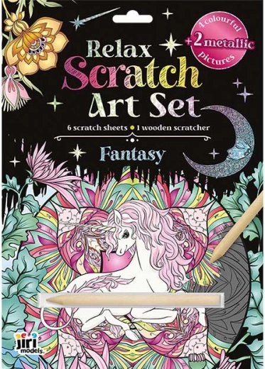 Set creativo da grattare rilassante Fantasy