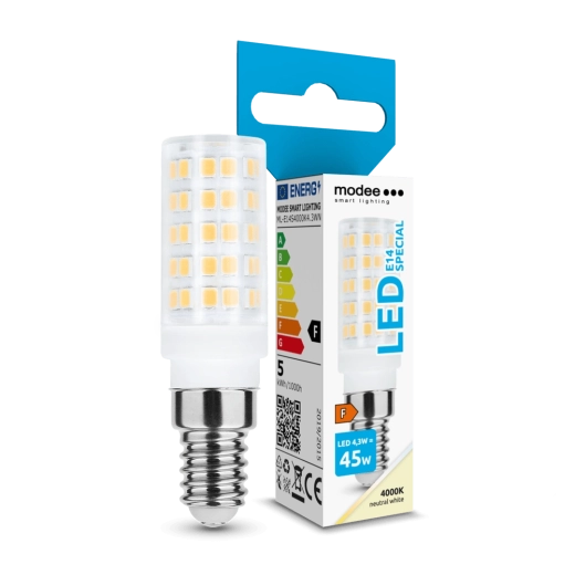 Modee Lighting lampadina LED in ceramica E14 4,3 W 4000K 360°