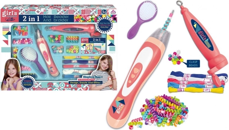 Set di perline per intrecciare i capelli