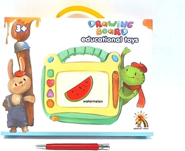 Tavoletta magica colorata per bambini con timbri in box