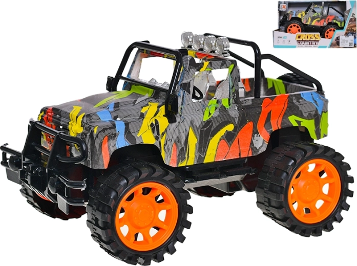 Jeep Graffiti 1:14 modello fuoristrada in plastica con volano