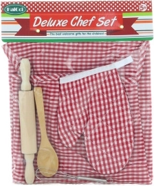 Set da cucina per bambini con grembiule