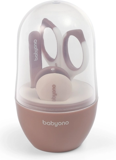 Set manicure BabyOno per bambini in astuccio beige