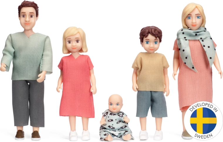 Set di bambole per casa delle bambole Lundby Charlie