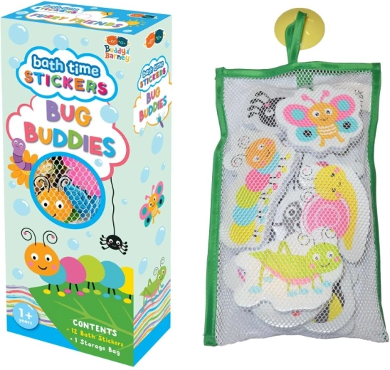 Buddy & Barney Vita degli insetti – set di adesivi da bagno per bambini