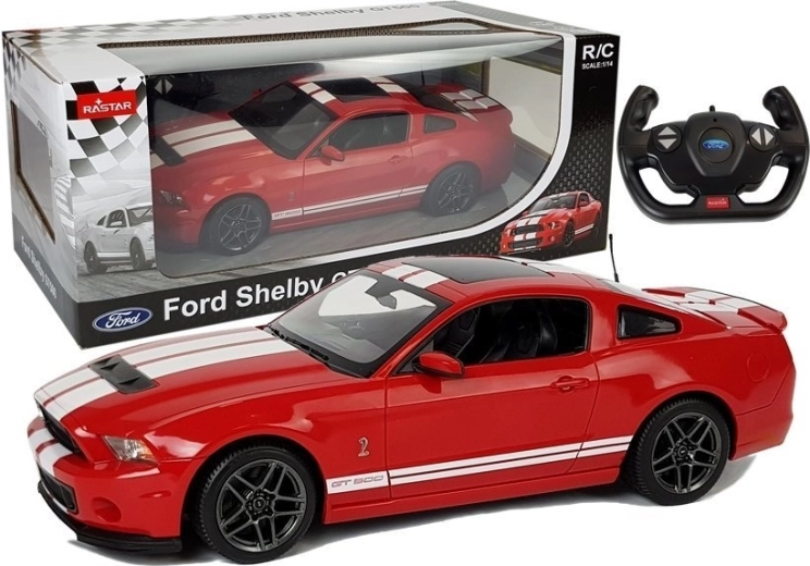 Auto da corsa radiocomandato Ford Shelby GT500 1:14 – rosso