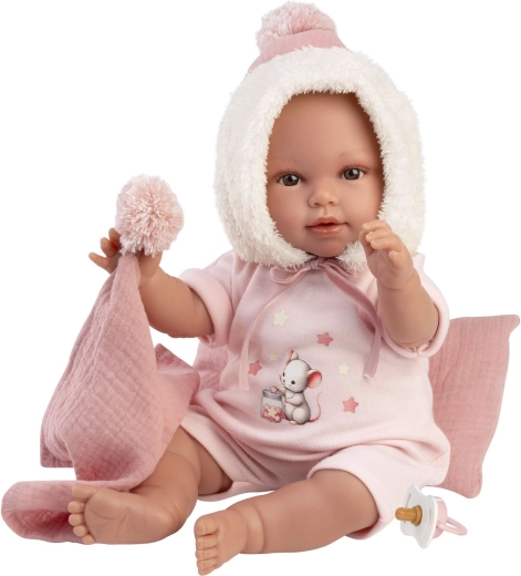 Llorens New born bambola neonato realistica con suoni 38 cm
