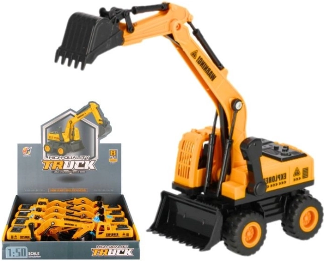 Escavatore da cantiere per bambini con retrocarica