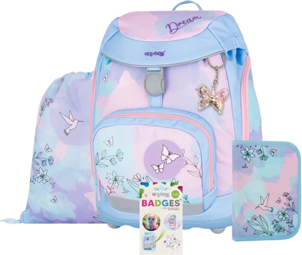 Set scolastico 4 pz OXYBAG Sherpy Colibrì