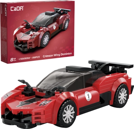 Costruzioni CaDA auto da corsa Crimson Wing Dominion – 158 pezzi