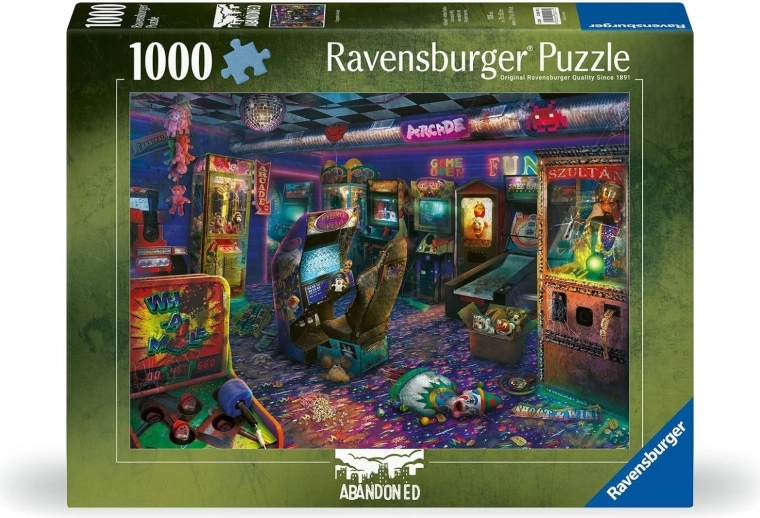Puzzle Ravensburger Abandoned: sala giochi dimenticata 1000 pezzi