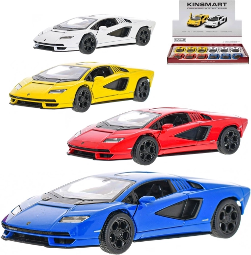 Modello in metallo Kinsmart Lamborghini Countach LPI 800-4 12,5 cm (1:38) - 1 pezzo