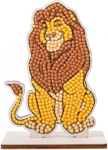 Pittura diamantata Il re leone: Mufasa