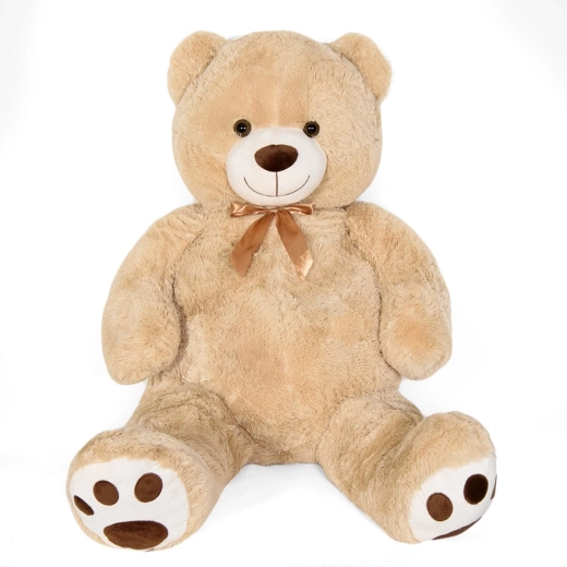 Orso di peluche beige 135 cm