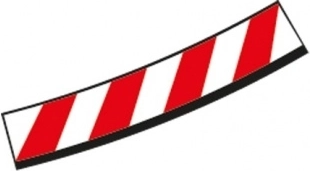 Cordoli interni per curva sopraelevata 4/15° per piste CARRERA EVOLUTION, DIGITAL 132 e DIGITAL 124