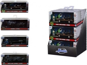 Batmobile di Batman con personaggio in assortimento