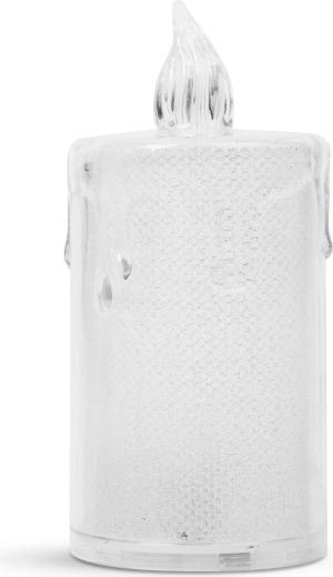 Candela decorativa LED con luce bianca calda
