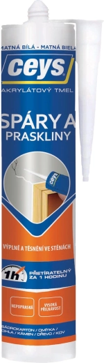 Sigillante acrilico per giunti e crepe 280 ml bianco opaco CEYS