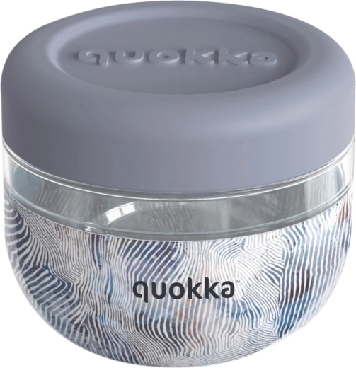 Contenitore per alimenti Quokka Bubble Zen grigio 500 ml - 1 pezzo