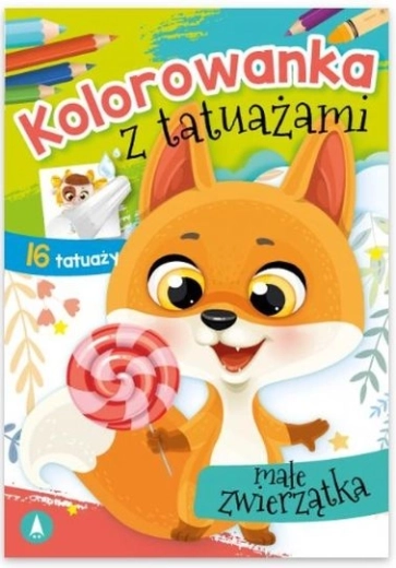 FUTRZAKtattoo – album da colorare e tatuaggi lavabili: piccoli animali