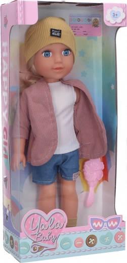 Bambola con pettine 35 cm