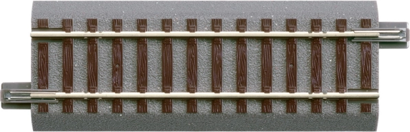 Roco geoLINE binario dritto G100 con massicciata