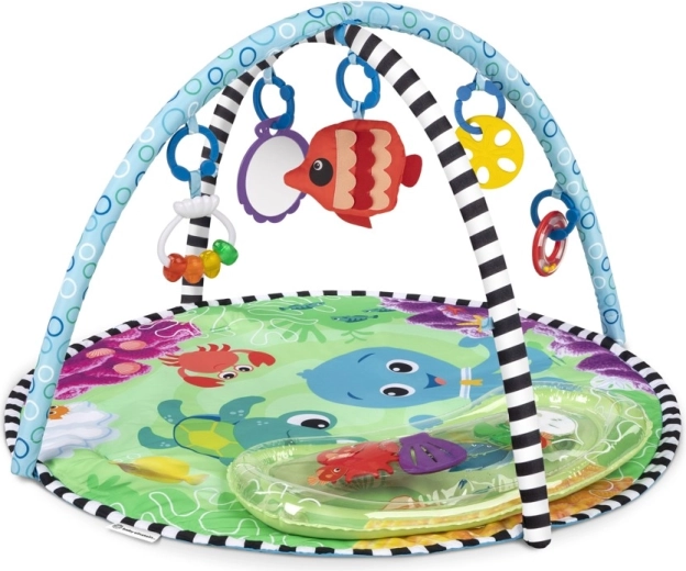 Baby Einstein tappetino da gioco 2 in 1 con base ad acqua Sea Floor Explorers 0m+