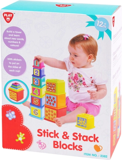 Cubi impilabili PLAYGO per bambini da 12 mesi