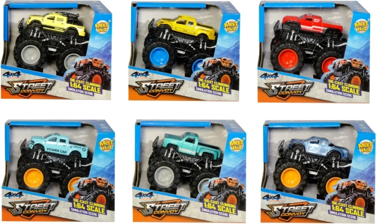 Monster truck da corsa a retrocarica 1:64 - 1 pezzo