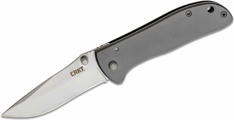 CRKT Drifter coltello pieghevole tascabile interamente in metallo 7,3 cm